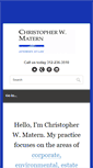 Mobile Screenshot of maternlaw.com